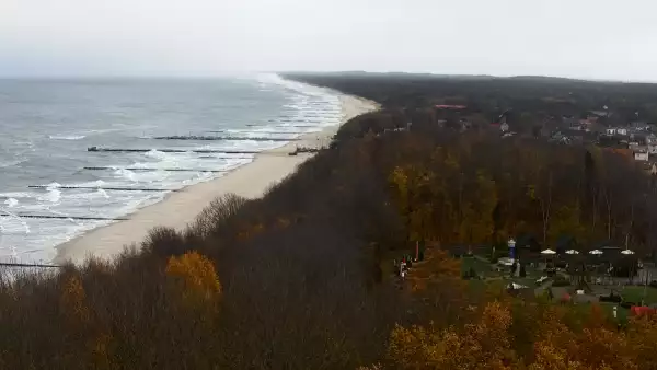 Widok z Kamery na plażę w Niechorzu