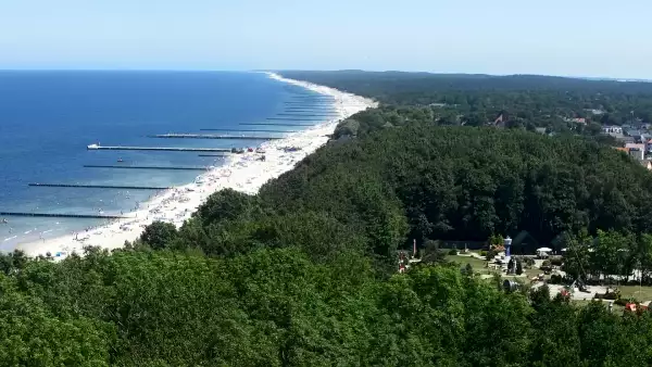Widok z Kamery na plażę w Niechorzu