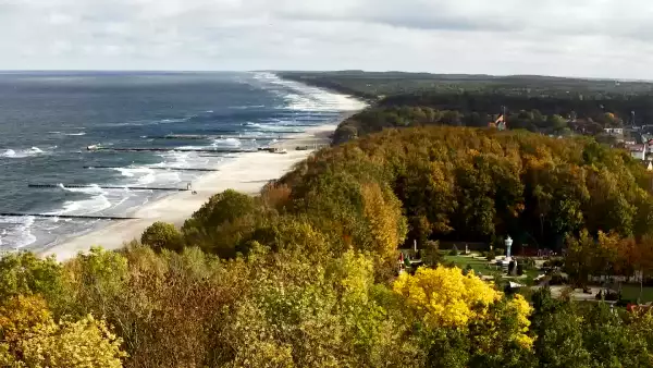 Widok z Kamery na plażę w Niechorzu