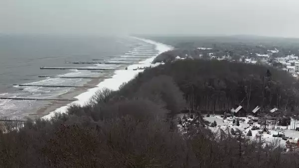 Widok z Kamery na plażę w Niechorzu