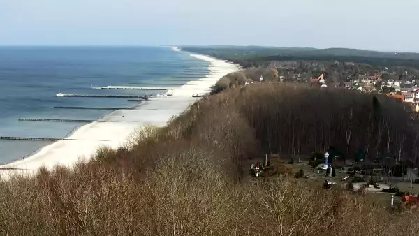 Widok z Kamery na plażę w Niechorzu