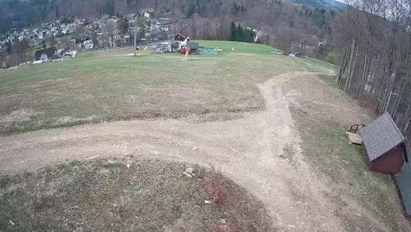 Widok z Kamery na stok w Nowej Osadzie.