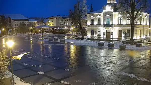 Ujęcie z kamery na Nowy Targ.