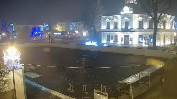 Ujęcie z kamery na Nowy Targ.