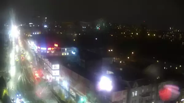 Kamera z panoramicznym widokiem na Olsztyn.