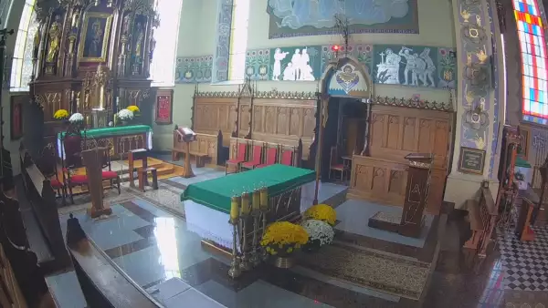 Ołtarz z parafii pod wezwaniem Świętego Mateusza w Gniewczynie Łańcuckiej