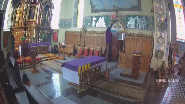 Ołtarz z parafii pod wezwaniem Świętego Mateusza w Gniewczynie Łańcuckiej