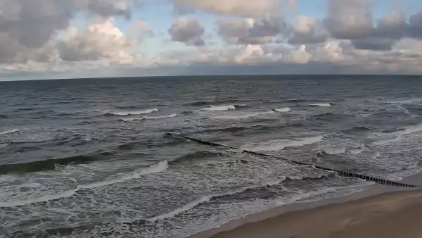 Widok z Kamery na plażę w Rewalu