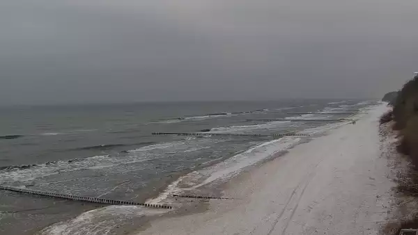 Widok z Kamery na plażę w Rewalu