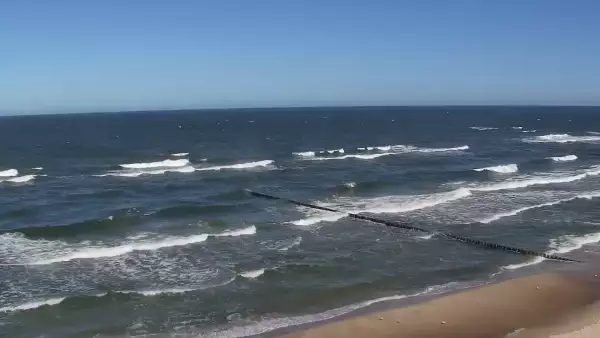 Widok z Kamery na plażę w Rewalu