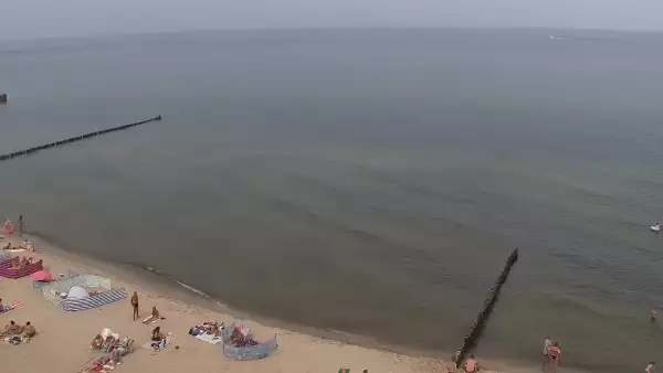 Widok z Kamery na plażę w Rewalu