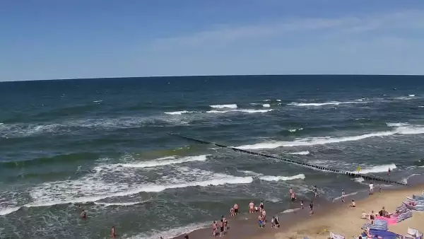 Widok z Kamery na plażę w Rewalu
