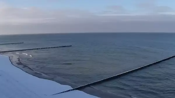 Widok na plaże w ROGOWIE