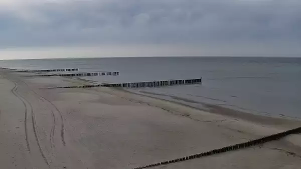 Widok na plaże w ROGOWIE