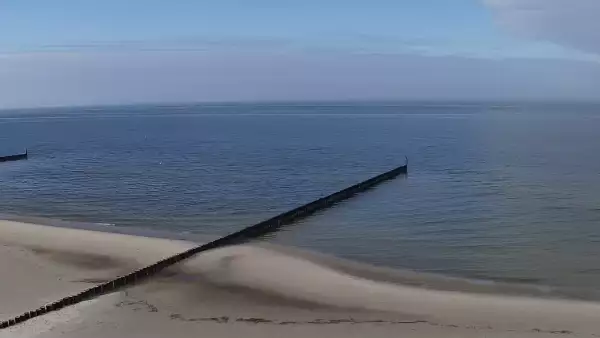 Widok na plaże w ROGOWIE