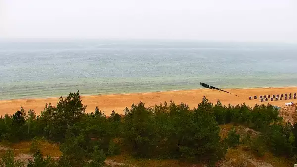 Widok na plażę w ROGOWIE