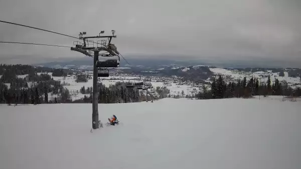 Bukowina Tatrzańska - widok na stok RUSIŃSKI