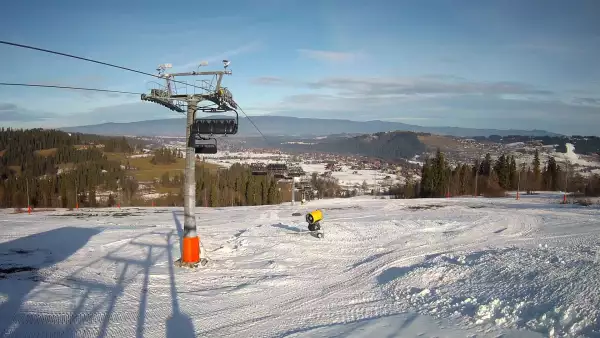 Bukowina Tatrzańska - widok na stok RUSIŃSKI