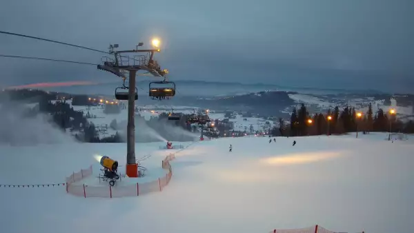 Bukowina Tatrzańska - widok na stok RUSIŃSKI