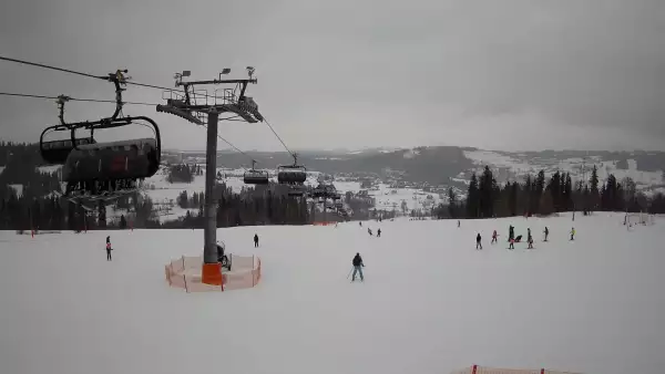 Bukowina Tatrzańska - widok na stok RUSIŃSKI