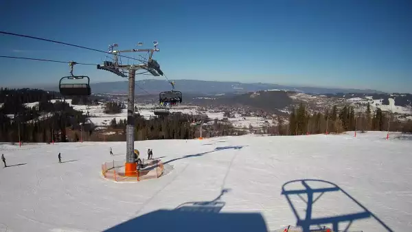 Bukowina Tatrzańska - widok na stok RUSIŃSKI