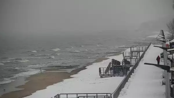 Widok na Promenadę i Plażę w Sarbinowie