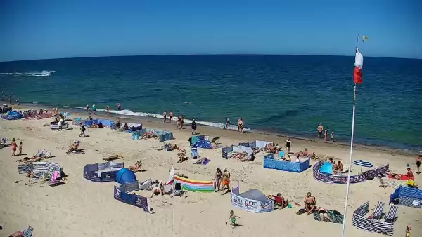 Widok na Promenadę i Plażę w Sarbinowie