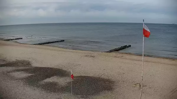 Widok na Promenadę i Plażę w Sarbinowie
