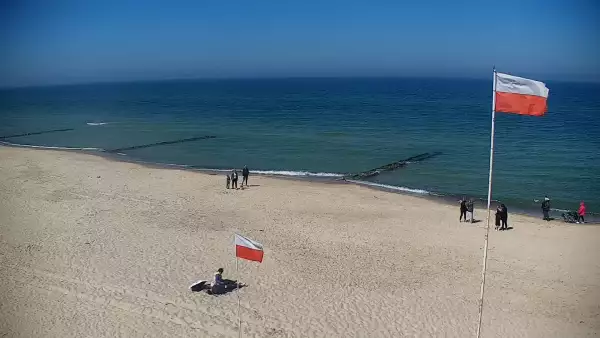 Widok na Promenadę i Plażę w Sarbinowie
