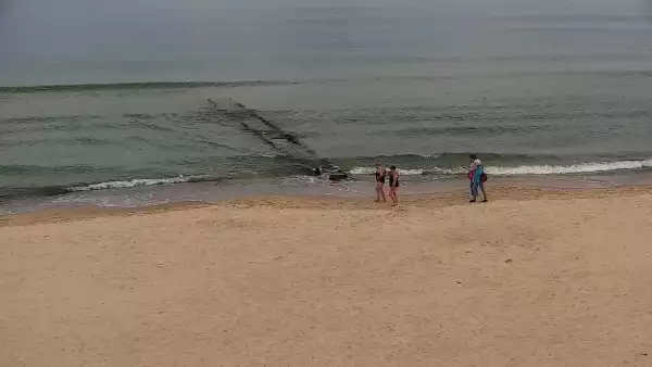 Widok na Promenadę i Plażę w Sarbinowie