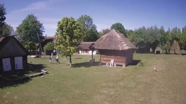 Widok z kamery na SKANSEN w Sierpcu.