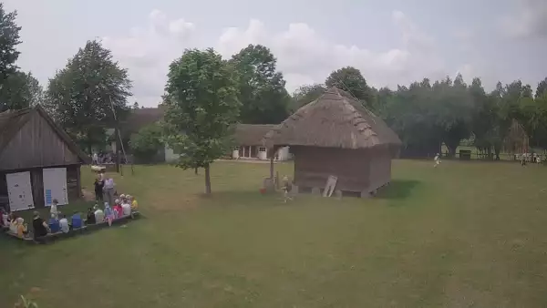 Widok z kamery na SKANSEN w Sierpcu.