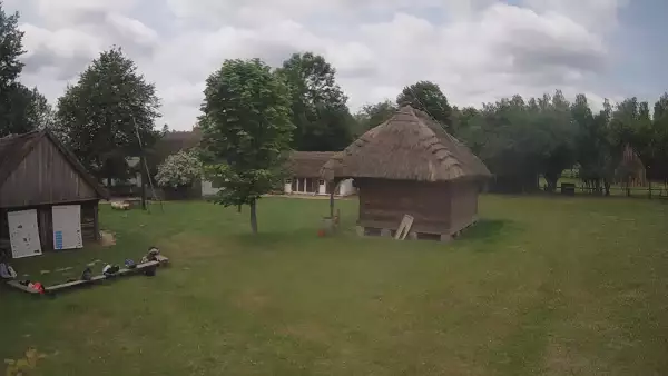 Widok z kamery na SKANSEN w Sierpcu.