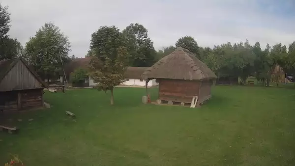 Widok z kamery na SKANSEN w Sierpcu.