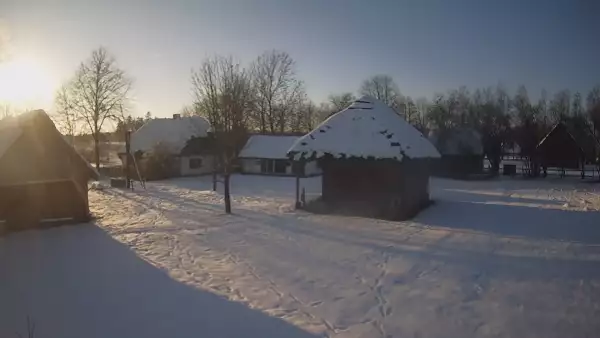 Widok z kamery na SKANSEN w Sierpcu.