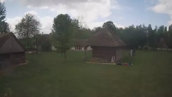 Widok z kamery na SKANSEN w Sierpcu.
