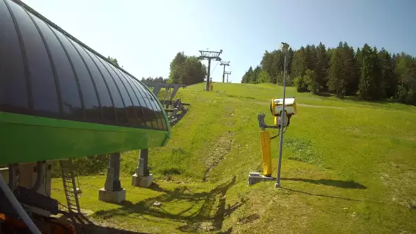 Dolna stacja kolei krzesełkowej w Krynicy Zdroju