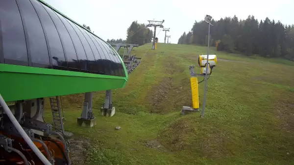 Dolna stacja kolei krzesełkowej w Krynicy Zdroju