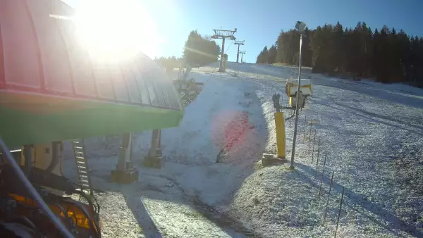 Dolna stacja kolei krzesełkowej w Krynicy Zdroju