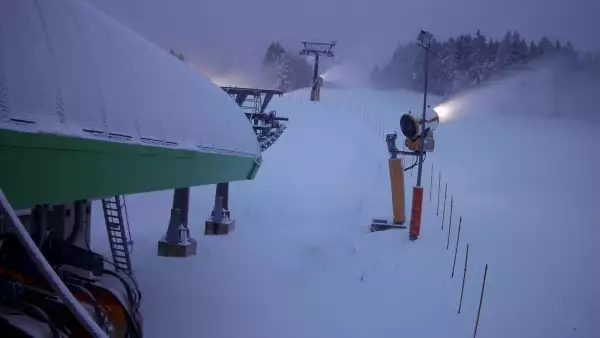 Dolna stacja kolei krzesełkowej w Krynicy Zdroju