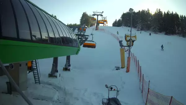 Dolna stacja kolei krzesełkowej w Krynicy Zdroju
