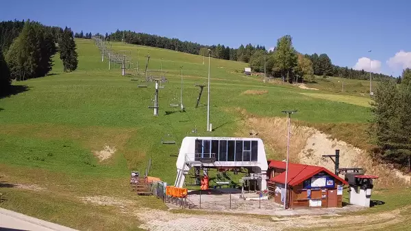 Słotwiny SKI w Krynicy Zdroju - obraz z kamery na stok