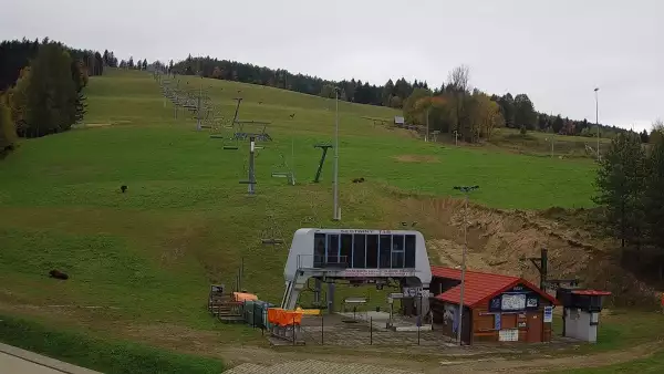 Słotwiny SKI w Krynicy Zdroju - obraz z kamery na stok