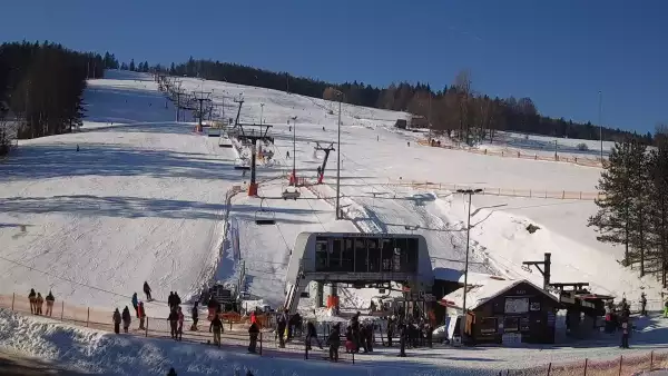 Słotwiny SKI w Krynicy Zdroju - obraz z kamery na stok