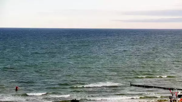Mielno-Unieście to jeden z najbardziej urokliwych zakątków wybrzeża, gdzie szeroka, złocista plaża spotyka się z leczniczym mikroklimatem. Widok z kamery zainstalowanej na Instytucie Zdrowia Sofra w Mielnie