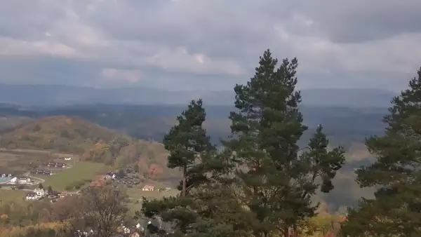 Solina - widok z górnej stacji kolei gondolowej Jawor