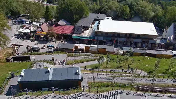 Kamera Solina Grupa PKL - widok z dolnej stacji kolei gondolowej