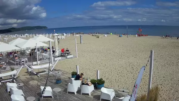 Sopot widok na deptak