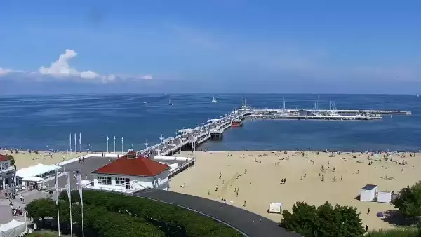 Widok na Monciak w Sopocie.