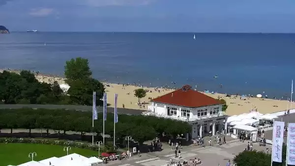 Widok na Monciak w Sopocie.